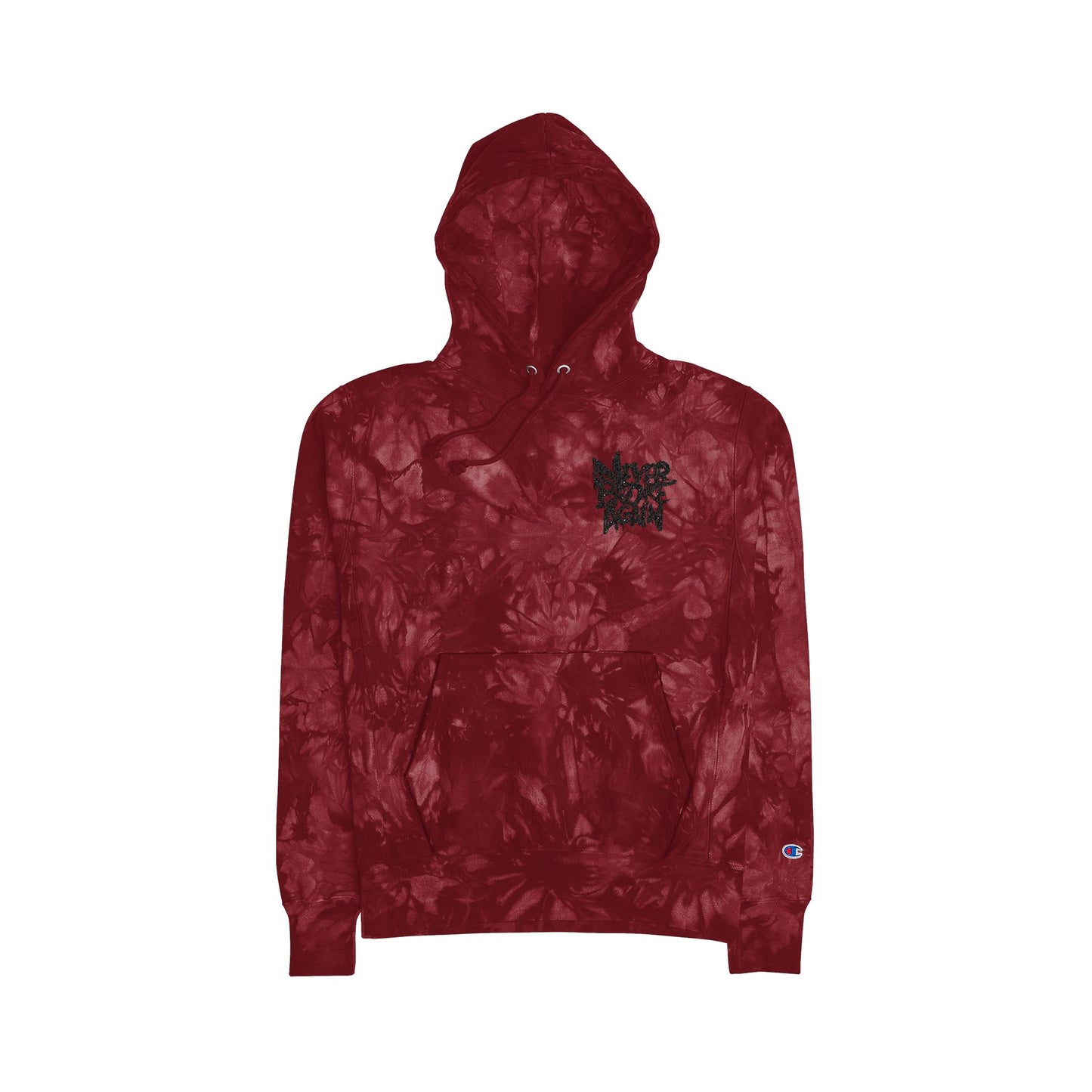 'NeverBrokeAgain' x Champion Tie dye collab hoodie